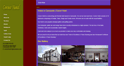 Desktop Screenshot of carnoustiecornerhotel.com