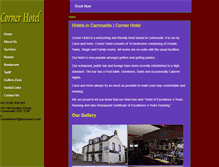 Tablet Screenshot of carnoustiecornerhotel.com